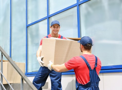 Well-planned office storage system for a Coneyhall business