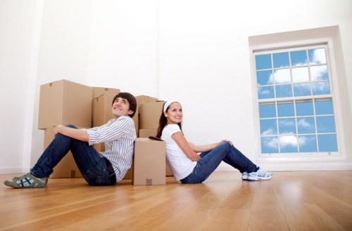 Household storage solutions in a Coneyhall home with organised shelves and boxes