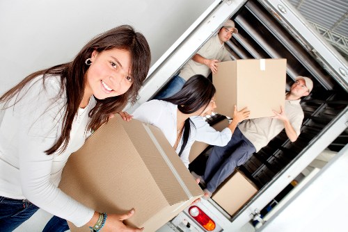 Employee wearing PPE during storage handling duties