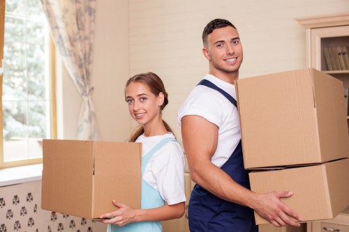 Careful loading of furniture for a Coneyhall relocation